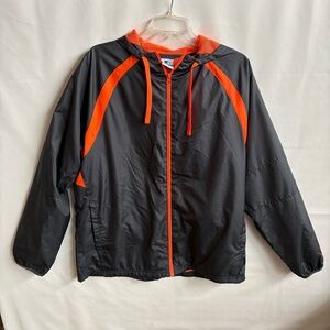 STARTER Black and Orange Mesh-Lined Jacket. Size Large (42-44)  INV25/400